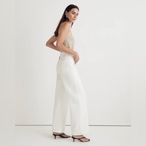 NWT Madewell High-Rise Superwide-Leg Denim Jeans in Tile White | Size 23